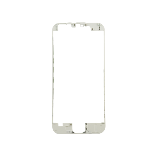 iPhone 12 Front Frame with Hot Glue - White - Click Image to Close