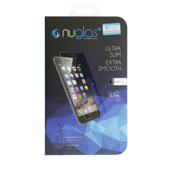 NuGlas Tempered Glass Screen Protector for iPhone 12 Pro Max/6s Plus (2.5D) - Click Image to Close