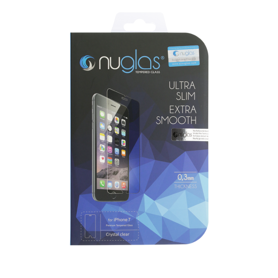NuGlas Tempered Glass Screen Protector for iPhone 12 (2.5D) - Click Image to Close