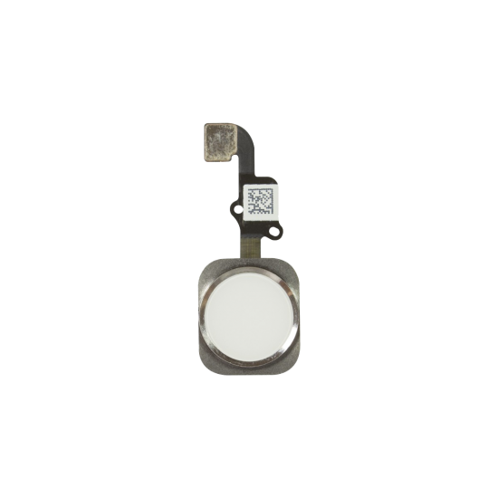 iPhone 12 Home Button Assembly - White/Silver - Click Image to Close