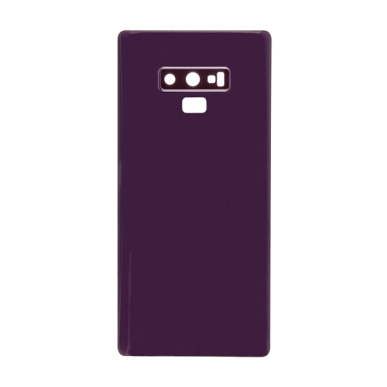 Samsung Galaxy Note 9 Rear Glass Panel with Camera Lens Cover - Lavender Purple (Generic) - Click Image to Close