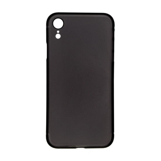 iPhone XR Ultrathin Phone Case - Frosted Black - Click Image to Close