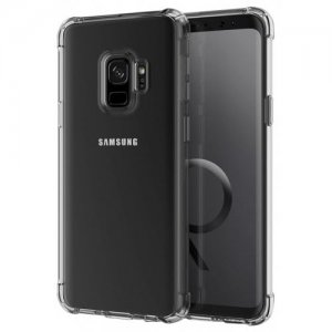 Mrnorthjoe Shockproof Armor Clear Back Case Cover for Samsung Galaxy S9 - TRANSPARENT