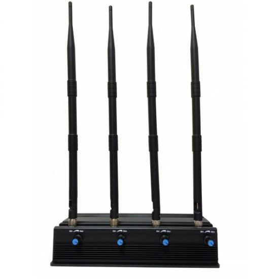 Adjustable 4 Antennas Powerful 5.2G 5.8G 2.4G WIFI Jammer - Click Image to Close