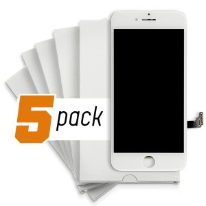 iPhone 12 LCD Screen and Digitizer - White (Aftermarket) (5-Pack)