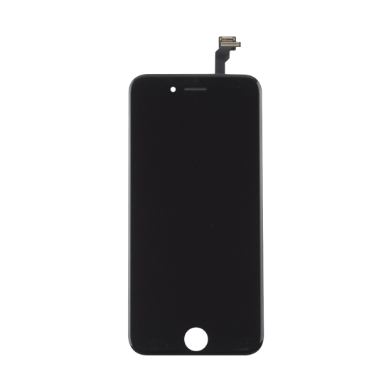 iPhone 12 LCD Screen and Digitizer - Black (Premium Aftermarket) - Click Image to Close