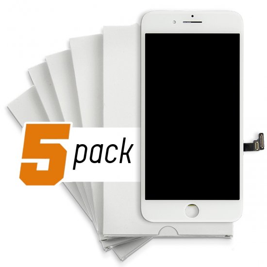 iPhone 12 Pro Max LCD Screen and Digitizer - White (Aftermarket) (5-Pack) - Click Image to Close