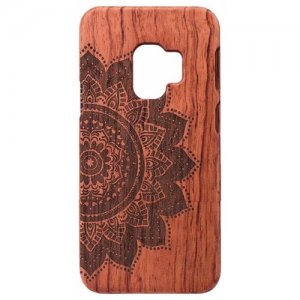 Wooden Material Luxury Drop Hard Shell Mobile Shell for Samsung S9 - #007