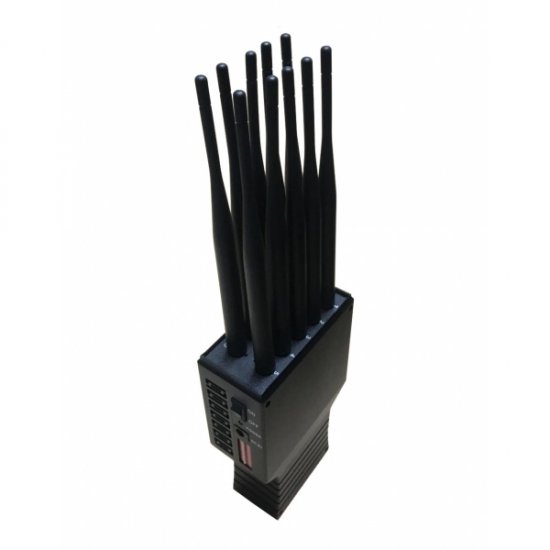 Portable 10 Channels Handheld CDMA / GSM / DCS / PHS / 3G / 4G Wifi GPS Jammer - Click Image to Close