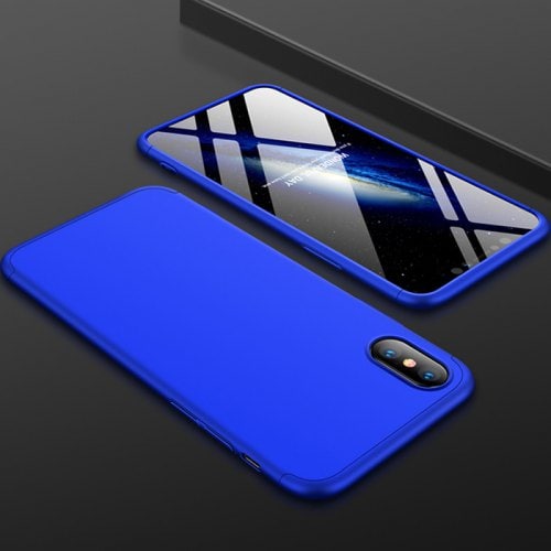 All-inclusive Phone Case for iPhone XS Max - OCEAN BLUE - Click Image to Close