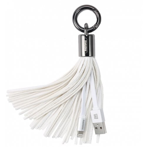 REMAX Hanging Fringe Data Cable (RC 053i) - WHITE - Click Image to Close