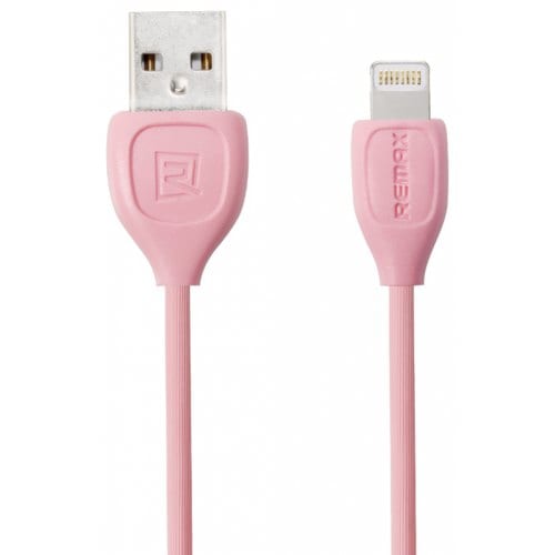 REMAX 1m 8 Pin TPE Data Cable for iPhone - PINK - Click Image to Close