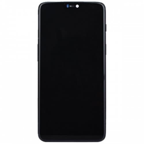 Original ONEPLUS Touch LCD Screen + Frame for One Plus 6 - BLACK - Click Image to Close
