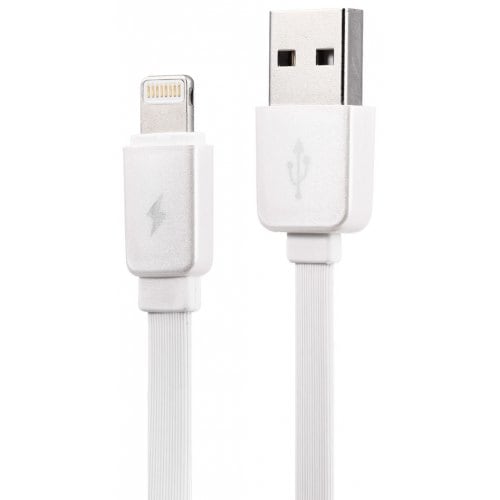 REMAX 8 Pin Fast Charge Data Sync Cable for iPhone 12 Pro - WHITE - Click Image to Close