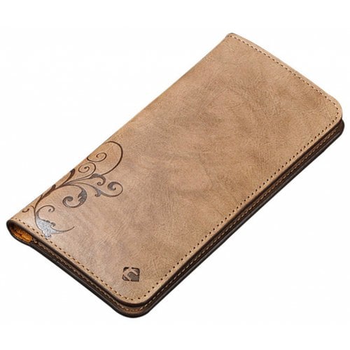 Cornmi Under 5.5 Inch Universal Leather Flip Wallet Pouch Phone Case for Iphone - LIGHT BROWN - Click Image to Close