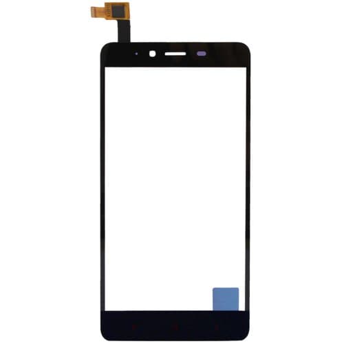 Xiaomi Front Glass Panel Touch Screen for Redmi Note 2 - BLACK - Click Image to Close
