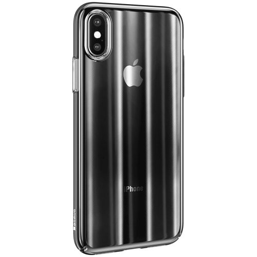 Baseus TPU Protective Phone Case Cover for iPhone XS Max - BLACK - Click Image to Close
