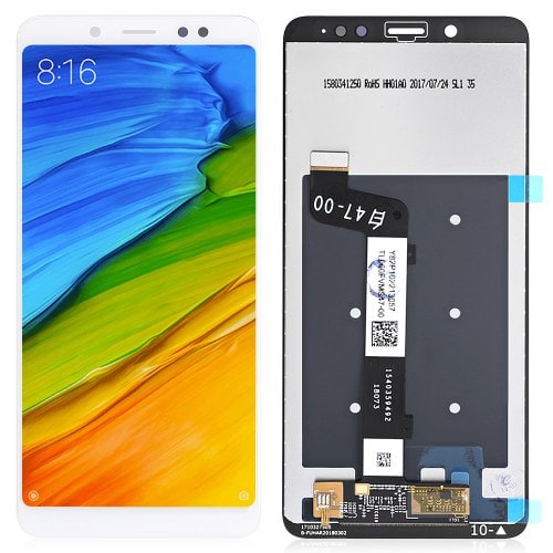 Original Xiaomi Redmi Note 5 FHD Touch Display Screen LCD - WHITE - Click Image to Close