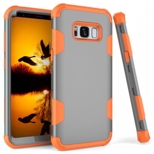 Shockproof Full-body Protective Hard Phone Case for Samsung S8 - MULTI-C - Click Image to Close