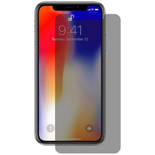 Hat - Prince 0.26mm 9H 2.5D Tempered Glass Screen Protector for iPhone XR - DARK GRAY - Click Image to Close