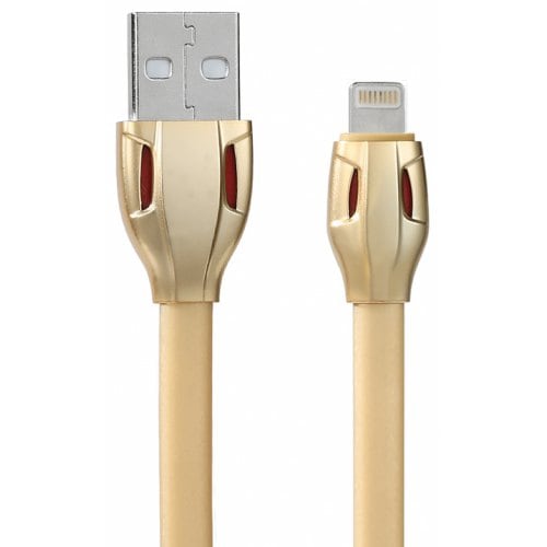 REMAX Portable 1m TPE 8 Pin Data Cable for iPhone - GOLD - Click Image to Close