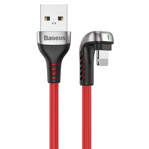 Baseus CALUX - B09 U-shaped Mobile Game Data Cable USB for IP 1.5A - CHESTNUT RED - Click Image to Close