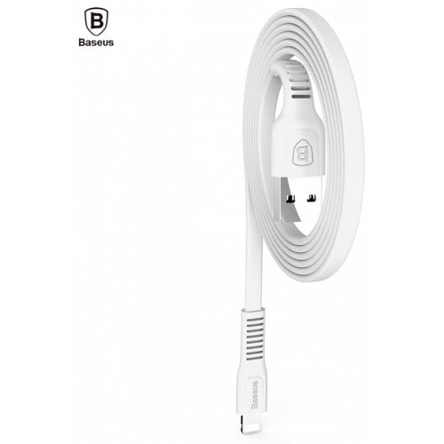 Baseus Tough Series 8 Pin 2A Charging Data Sync Cable 1M - WHITE - Click Image to Close