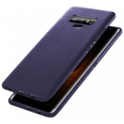Case Cover for Samsung Galaxy Note 9 Silicone Thin Slim Leather - MIDNIGHT BLUE - Click Image to Close