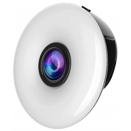 New LED Fill Light Phone Lens Wide-Angle Beauty Selfie Fill Light - BLACK - Click Image to Close