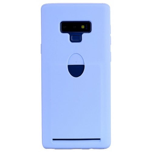Q-Card Case Phone Case for Samsung Note 9 - LAVENDER BLUE - Click Image to Close