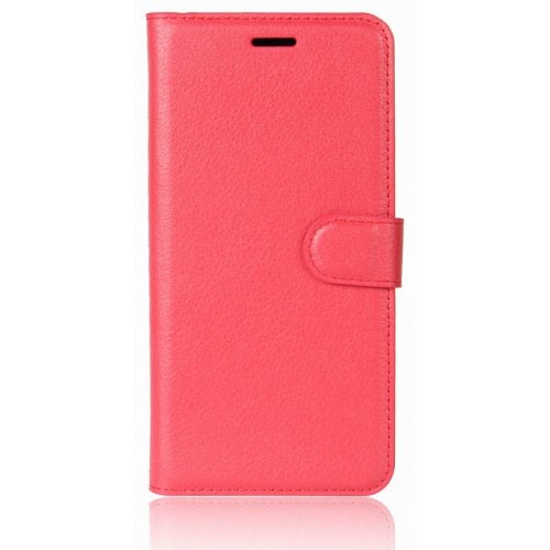 For Samsung S9 Plus Card Protection Leather Cover Case - RED - Click Image to Close