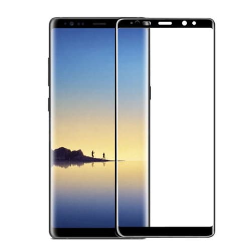 For Samsung NOTE 9 Curved Steel film - BLACK - Click Image to Close