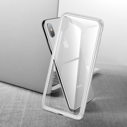 Baseus Fashion Durable Phone Case for iPhone XR 6.1 inch - WHITE - Click Image to Close