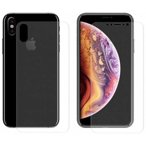 Hat-Prince Tempered Glass Full Screen Protector for iPhone XS - Max - TRANSPARENT - Click Image to Close