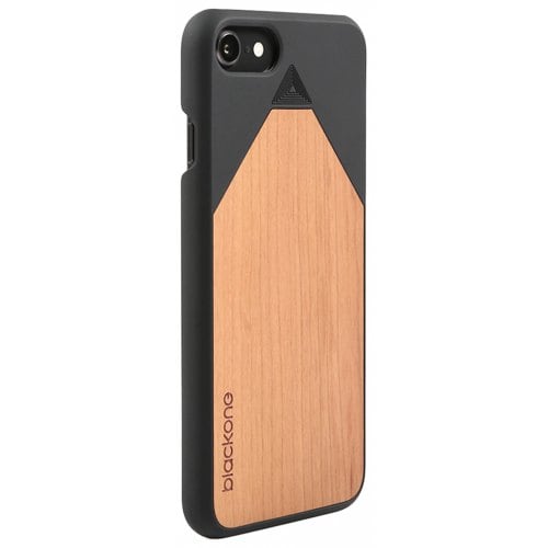 Wood PC Phone Back Case Protector for iPhone 12 Pro - NATURAL BLACK - Click Image to Close