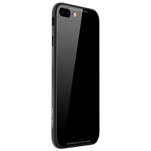 Toughened Glass Backboard The Silicone Soft Shell Metal Frame Following From for iPhone 12 Pro Max - 12 Pro Max Case - BLACK - Click Image to Close