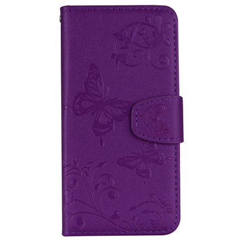 Cover Case for Samsung Galaxy S6 Edge Plus Mirror Card Holder Slot Protection - PURPLE AMETHYST - Click Image to Close