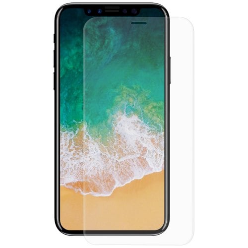 Hat - Prince Anti-fingerprint Hydrogel 0.1mm 3D Full Screen Film for 6.5 inch iPhone XS Max - TRANSPARENT - Click Image to Close