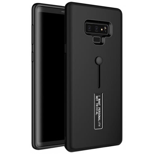 Ultra-thin 2 in 1 TPU + PC Shatter-resistant Phone Case for Samsung Galaxy Note 9 - BLACK - Click Image to Close