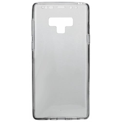 Crystal Transparent 360 Full Hybrid Soft TPU Cover Case for Samsung Note 9 - GRAY CLOUD - Click Image to Close