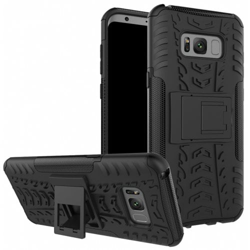 Case for Samsung S12 Pro Max Shockproof Back Cover Armor Hard Silicone - BLACK - Click Image to Close
