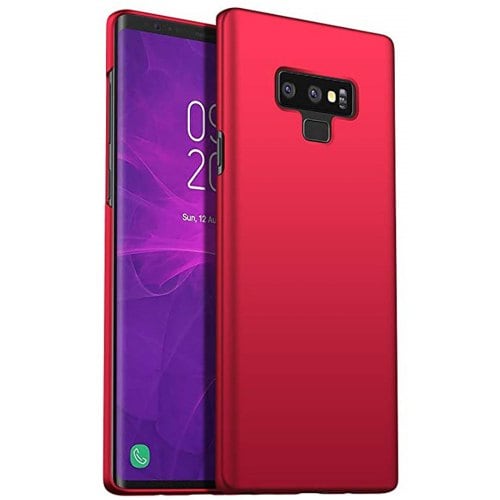 Ultra-thin Back Cover Hard PC Case for Samsung Note 9 - RED - Click Image to Close