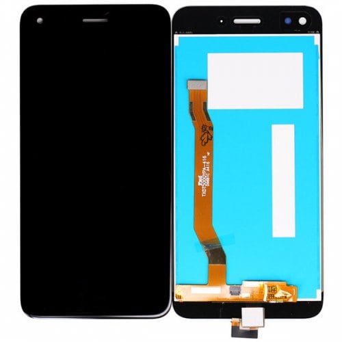 Mini Simple Digitizer Full Assembly LCD Screen for HUAWEI P9 Lite - BLACK - Click Image to Close
