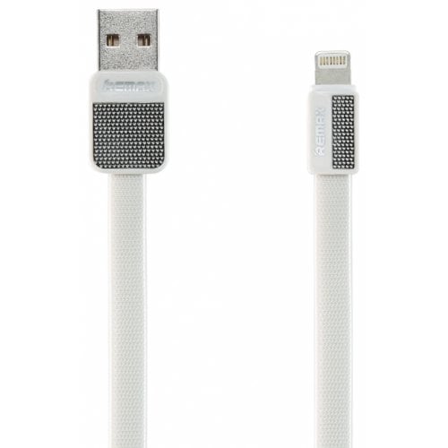 Remax RC - 044i Platinum 8 Pin USB Charger Data Cable - WHITE - Click Image to Close