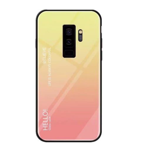 Gradient Tempered Glass Case for Samsung Galaxy S9 Plus - MULTI-A - Click Image to Close