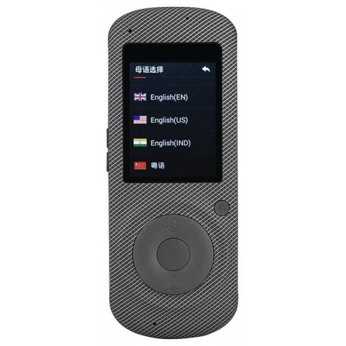 T2 Intelligent Voice Translator Support Audio Record Playback 35 Languages - GRAY - Click Image to Close