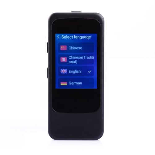 ITransABC Translator N10 Multi-National Language Intelligent Speech Travel Trans - NATURAL BLACK - Click Image to Close