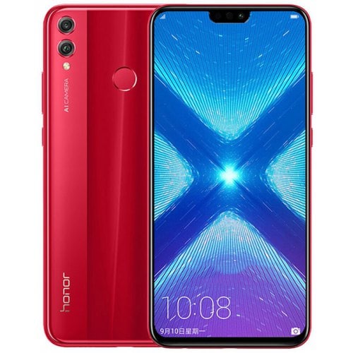 HUAWEI Honor 8X 4GB RAM 4G Phablet English and Chinese Version - RED - Click Image to Close
