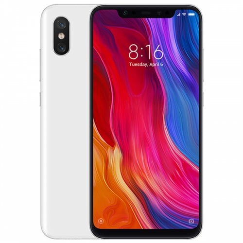 Xiaomi Mi 8 6.21 inch 4G Phablet Global Version - WHITE - Click Image to Close