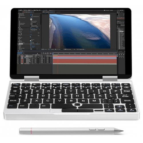 One Netbook One Mix 2 Yoga Pocket Laptop with Handwritten Pen - SILVER - Click Image to Close
